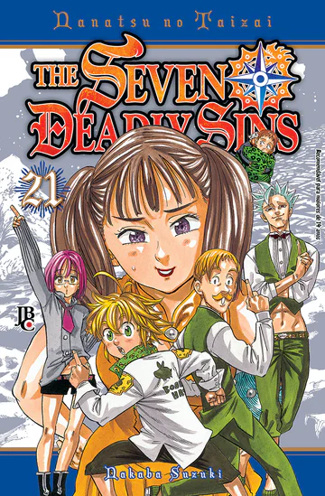 Capa de The Seven Deadly Sins #21, Editora JBC