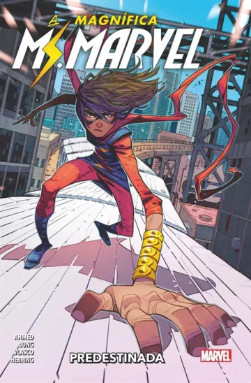 Capa de A Magnífica Ms. Marvel Vol. 1, Panini