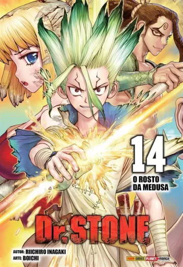 Capa de Dr. Stone Vol. 14, Panini