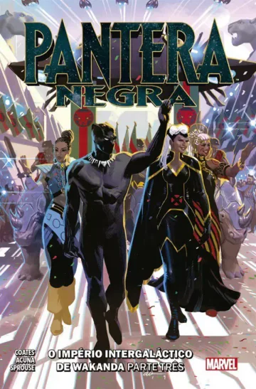 Capa de Pantera Negra: Império Intergaláctico De Wakanda Vol. 3, Panini