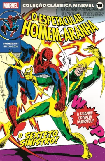 Capa de Coleção Clássica Marvel Vol. 19 - Homem-Aranha Vol. 4, Panini