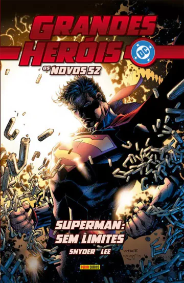 Capa de Grandes Heróis DC: Os Novos 52 Vol. 35 - Superman: Sem Limites, Panini