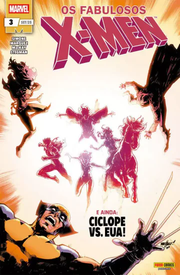Capa de Os Fabulosos X-Men (2025) 03, Panini