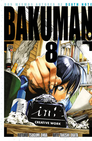Capa de Bakuman #08, Editora JBC