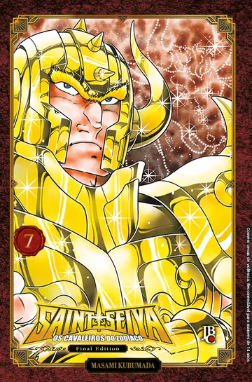 Capa de Cavaleiros do Zodíaco Saint Seiya Final Edition #07, Editora JBC