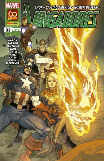 Capa de Os Vingadores (2019) Vol. 33, Panini