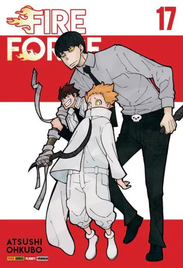 Capa de Fire Force Vol. 17, Panini