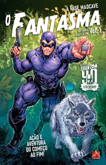 Capa de O Fantasma — A Fase Mad Cave — Volume 1, Mythos Editora