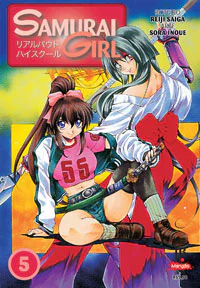 Capa de Samurai Girl #05, Editora JBC