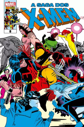 Capa de A Saga Dos X-Men Vol. 8, Panini
