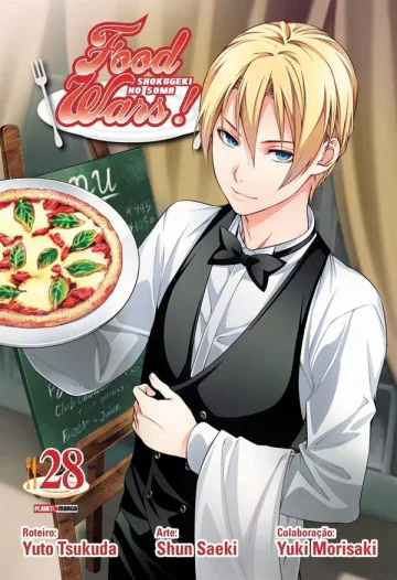 Capa de Food Wars Vol. 28, Panini