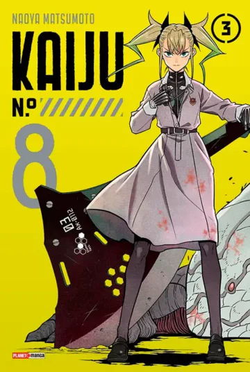 Capa de Kaiju N.° 8 Vol. 3, Panini