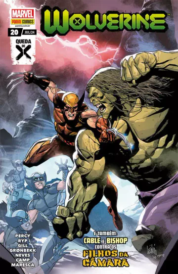 Capa de Wolverine (2022) Vol. 20, Panini