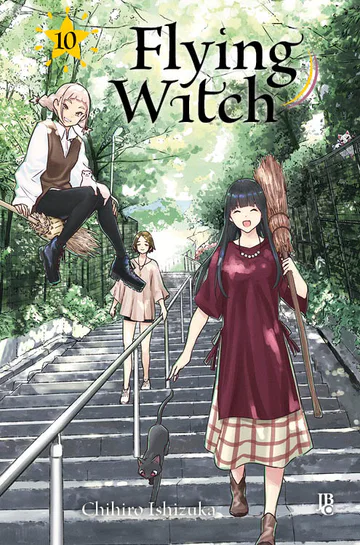 Capa de Flying Witch #10, Editora JBC