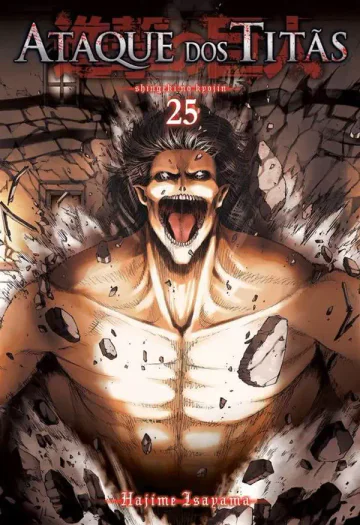 Capa de Ataque Dos Titãs Vol. 25, Panini