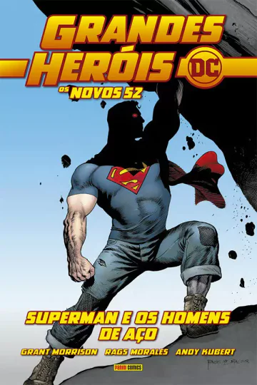 Capa de Grandes Heróis DC: Os Novos 52 Vol. 4 - Superman E Os Homens De Aço, Panini