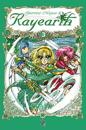 Capa de Guerreiras Mágicas de Rayearth #03, Editora JBC