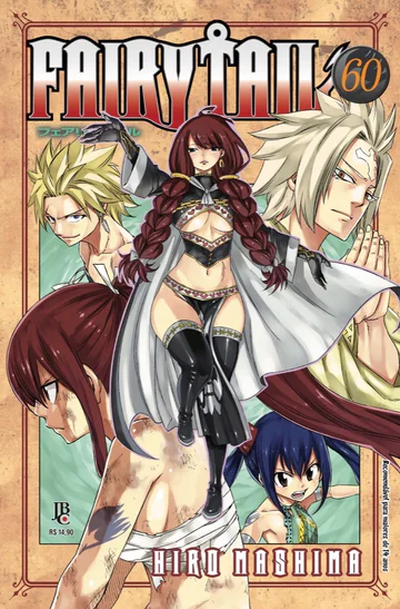 Capa de Fairy Tail #60, Editora JBC