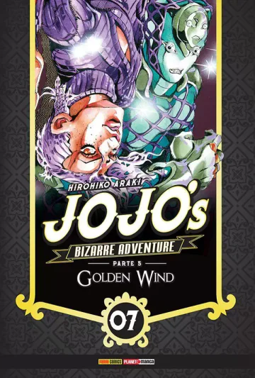 Capa de Jojo's Bizarre Adventure Parte 5: Golden Wind Vol. 07, Panini