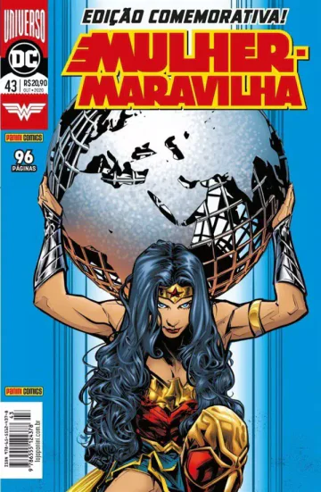 Capa de Mulher-Maravilha (2017) Vol. 43, Panini