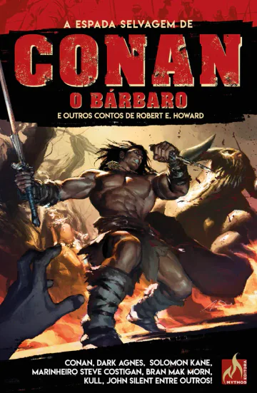Capa de A Espada Selvagem de Conan Omnibus Vol. 1, Mythos Editora