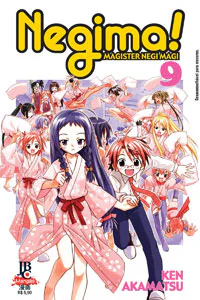 Capa de Negima #09, Editora JBC