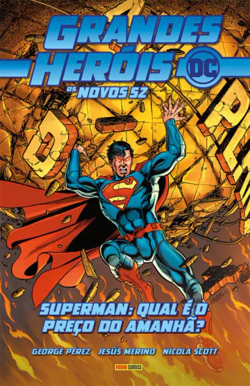 Capa de Grandes Heróis DC: Os Novos 52 Vol. 10 - Superman: Qual O Preço Do Amanhã?, Panini