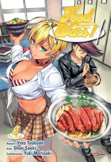 Capa de Food Wars Vol. 4, Panini