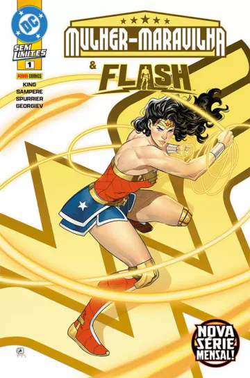 Capa de Mulher-Maravilha/Flash (2025) 01, Panini