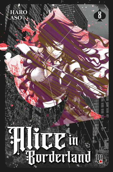 Capa de Alice in Borderland #08, Editora JBC