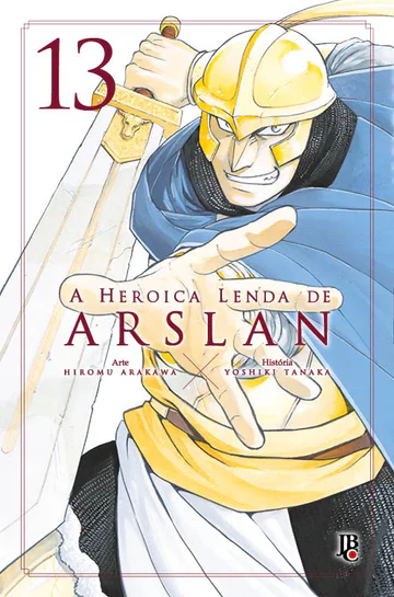 Capa de A Heroica Lenda de Arslan #13, Editora JBC