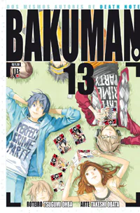 Capa de Bakuman #13, Editora JBC