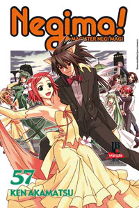 Capa de Negima #57, Editora JBC