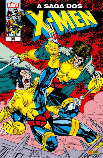 Capa de A Saga Dos X-Men Vol. 35, Panini