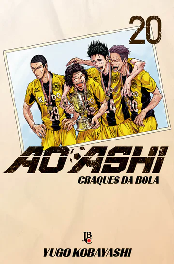 Capa de Ao Ashi - Craques da Bola #20, Editora JBC