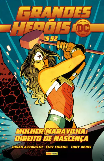 Capa de Grandes Heróis DC: Os Novos 52 Vol. 12 - Mulher-Maravilha: Direito De Nascença, Panini