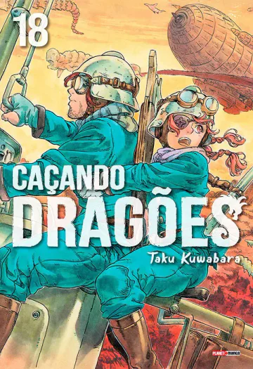 Capa de Caçando Dragões Vol. 18, Panini