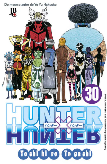 Capa de Hunter X Hunter #30, Editora JBC