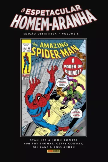 Capa de O Espetacular Homem-Aranha Edição Definitiva Vol. 6, Panini