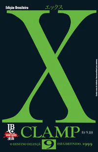 Capa de X #09, Editora JBC