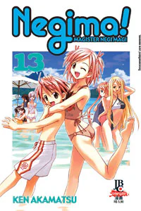 Capa de Negima #13, Editora JBC