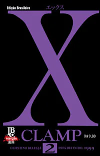 Capa de X #02, Editora JBC