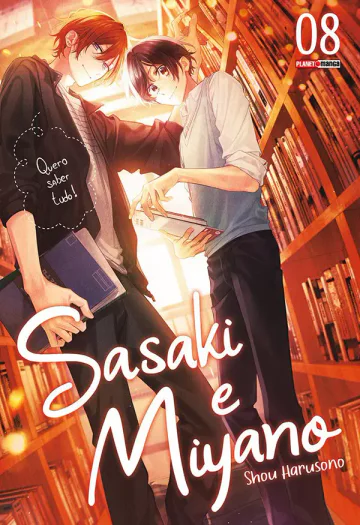Capa de Sasaki E Miyano Vol. 8, Panini