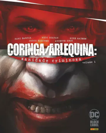 Capa de Coringa/Arlequina: Sanidade Criminosa Vol. 1, Panini