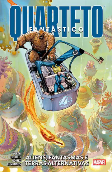 Capa de Quarteto Fantástico (2023) Vol. 5, Panini