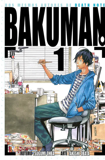 Capa de Bakuman #01, Editora JBC
