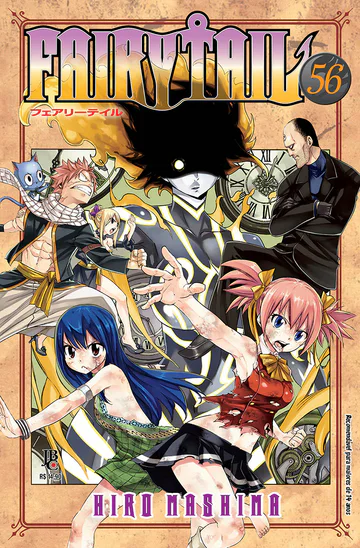 Capa de Fairy Tail #56, Editora JBC