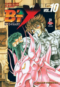 Capa de B'tX #10, Editora JBC