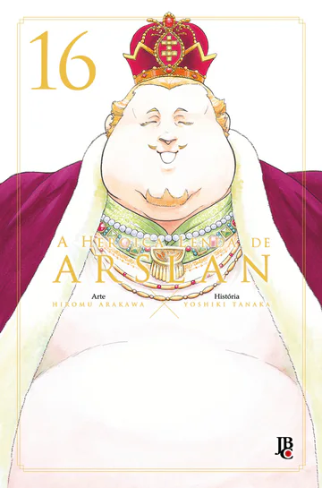 Capa de A Heroica Lenda de Arslan #16, Editora JBC