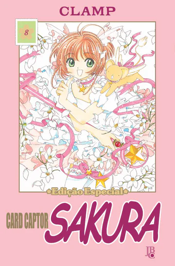 Capa de Card Captor Sakura #08, Editora JBC